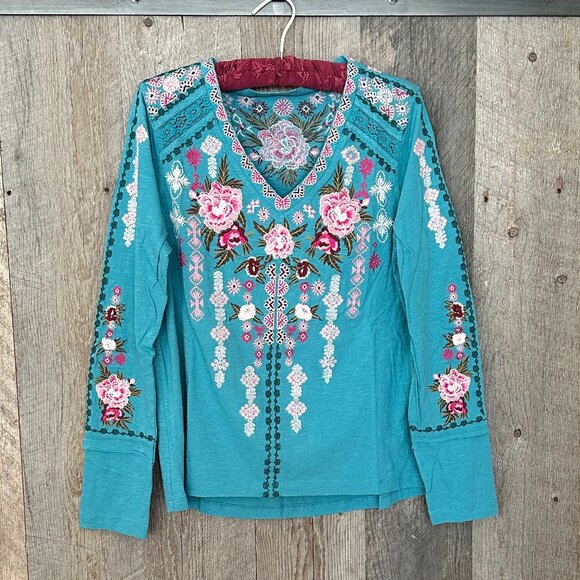 Sundance Embroidered Floral Shirt - Picture 4 of 10